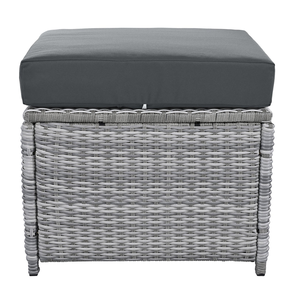 Outdoor Furniture Set Patio Rattan with Recliners and Tables